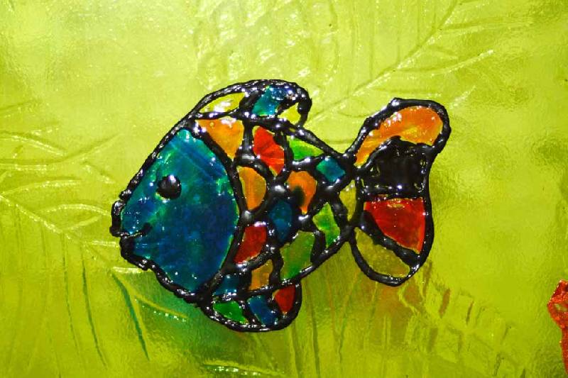 Иллюстрация 6 из 10 для Краски по стеклу "Прилипайка" 6 цветов (492003) | Лабиринт - игрушки. Источник: вера_о
