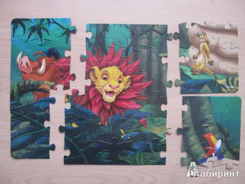 Иллюстрация 3 из 4 для Step Puzzle-60 "Король Лев" (81114) | Лабиринт - игрушки. Источник: Fox