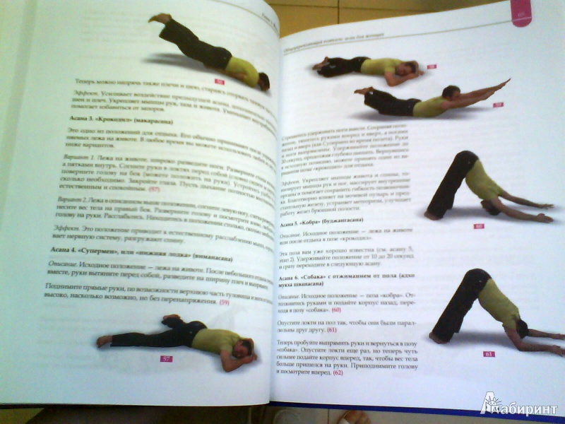 Иллюстрация 3 из 4 для Йога. Большая книга лучших асан (+СD) - Андрей Липень | Лабиринт - книги. Источник: Мила
